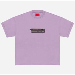 FUGAZI Diamond Tester T-Shirt Adult L Lilac Boxy Fit Graphic Trevor Amici EUC